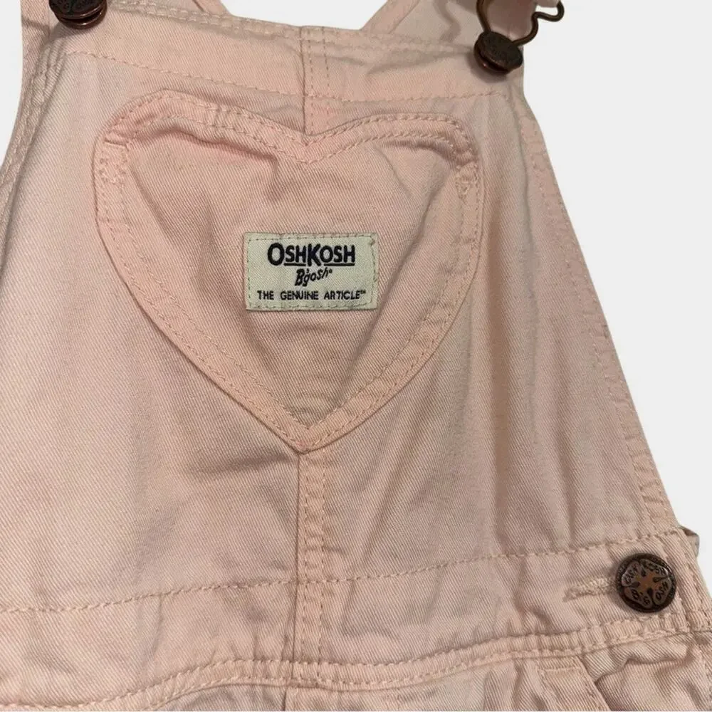 OshKosh B'gosh Girls Pink Overalls Size 4T